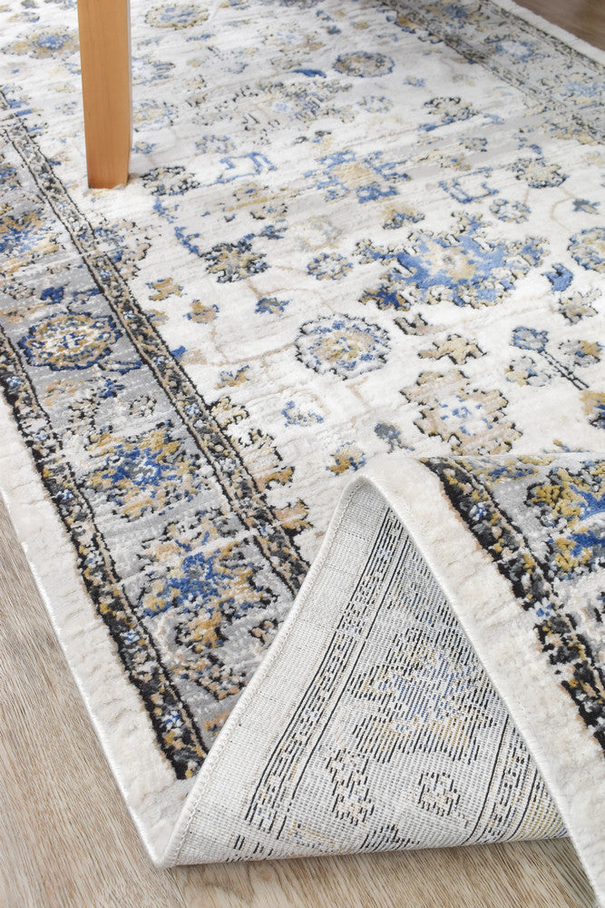 Rugbella Keshan Grey Grey Runner Rug