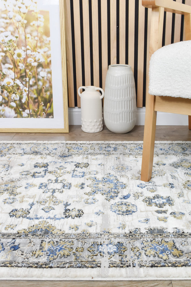 Rugbella Keshan Grey Grey Runner Rug