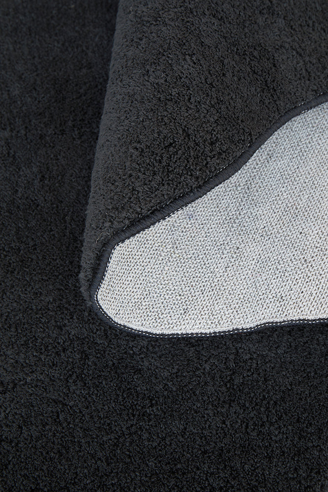 Easy Black Soft Runner Rug