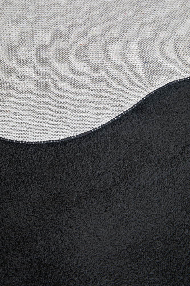 Easy Black Soft Runner Rug