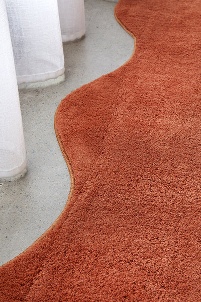 Easy Terracotta Soft Rug