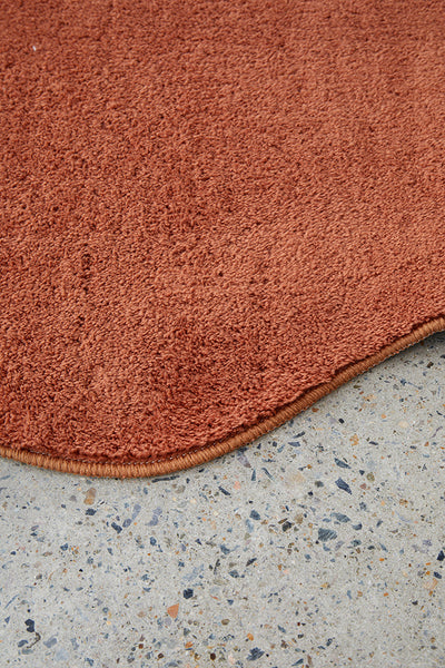 Easy Terracotta Soft Rug