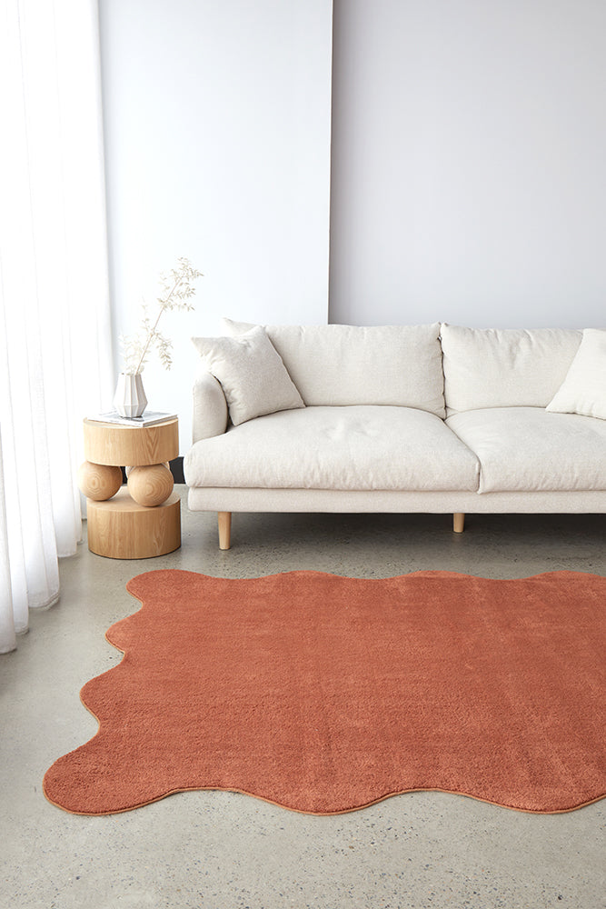 Easy Terracotta Soft Rug