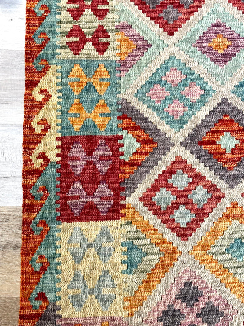 Kilim Chobi Handmade Multi Wool Rug (STK550-2061) 282X194CM