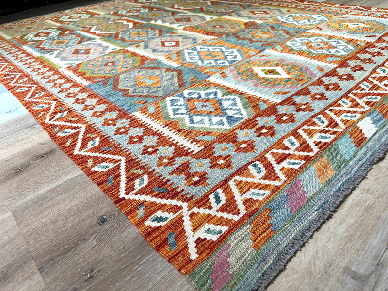 Kilim Chobi Handmade Multi Wool Rug (STK550-2102) 281X200CM
