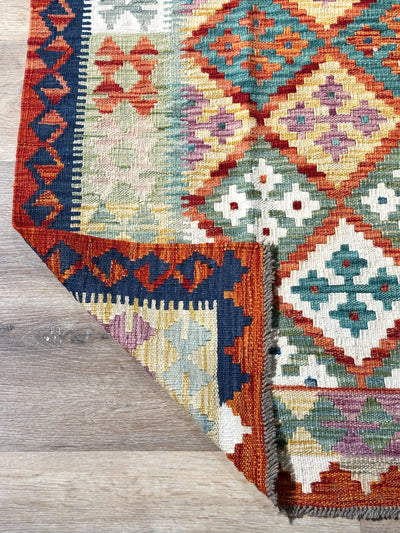 Kilim Chobi Handmade Multi Wool Rug (STK550-2109) 195X154CM