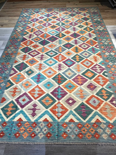 Kilim Chobi Handmade Multi Wool Rug (STK550-2053) 299X203CM