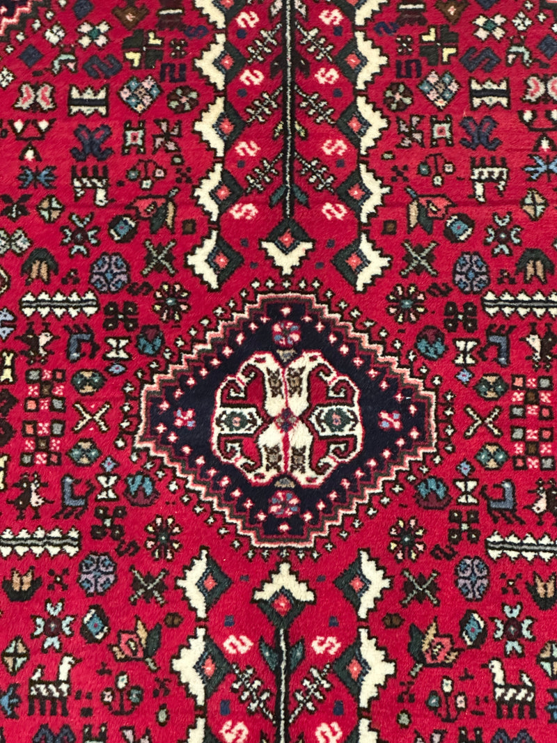 Farm Motif Handmade Aba Village Deh Wool Rug (STK250-102) 150X104CM