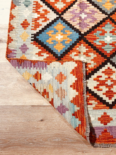 Kilim Chobi Handmade Multi Wool Rug (STK550-2104) 235X159CM