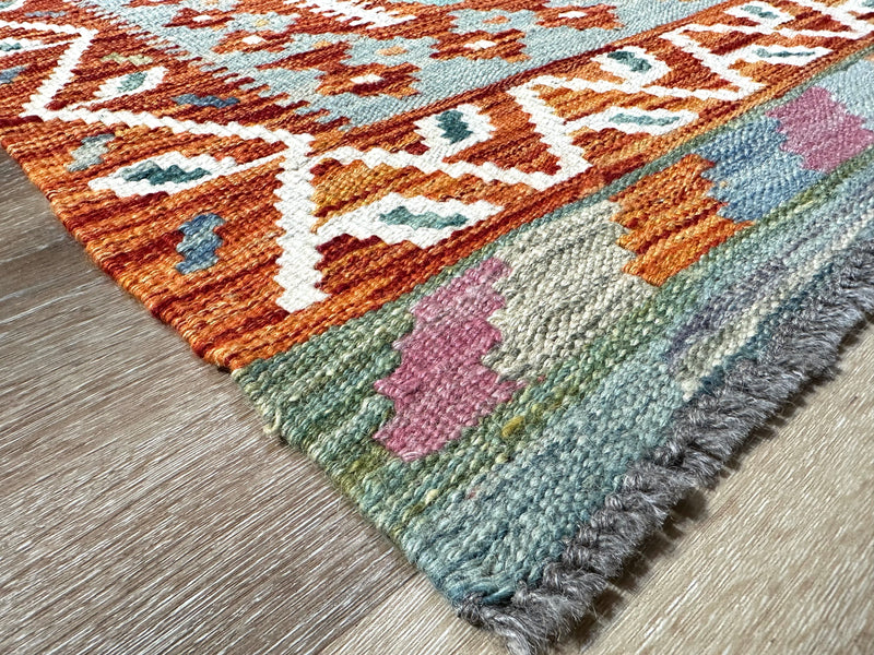 Kilim Chobi Handmade Multi Wool Rug (STK550-2102) 281X200CM