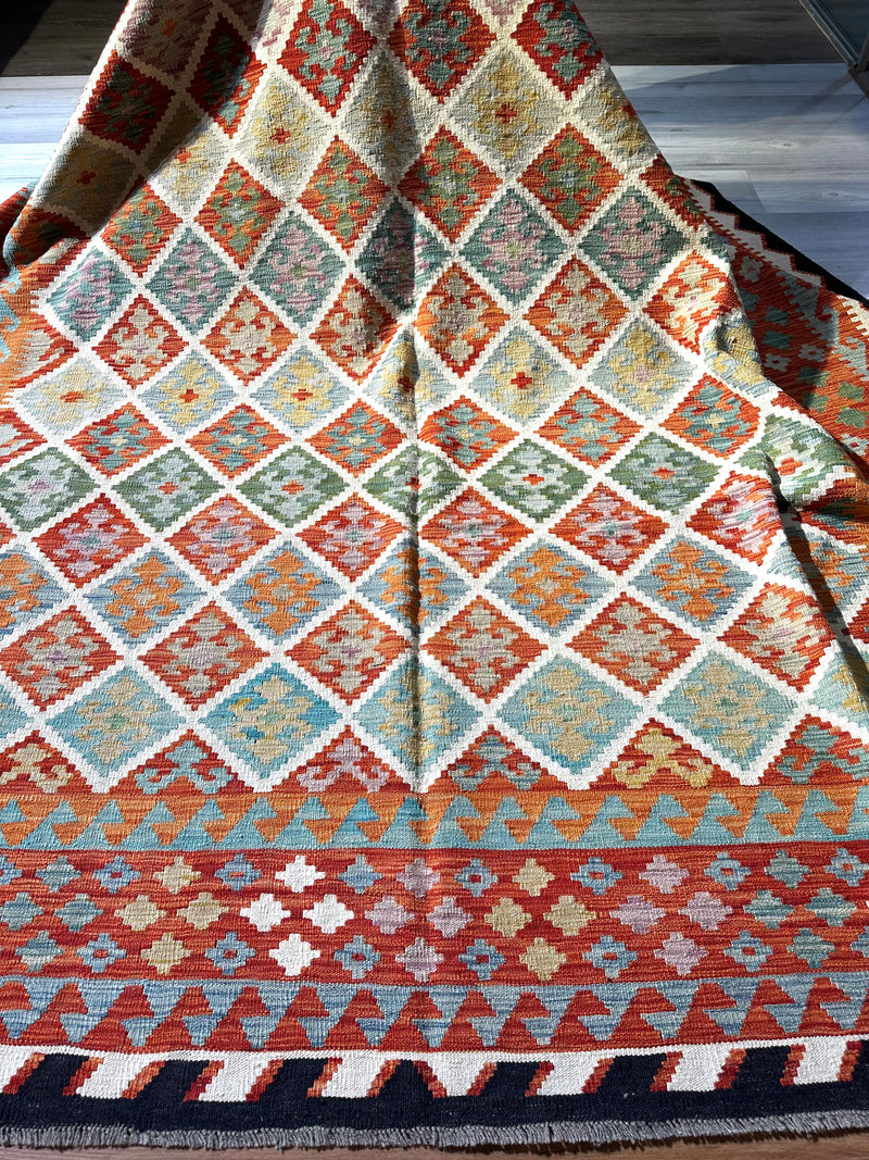 Kilim Chobi Handmade Multi Wool Rug (STK550-2112) 366X279CM