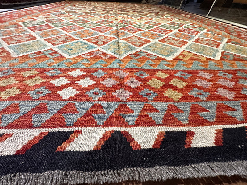 Kilim Chobi Handmade Multi Wool Rug (STK550-2112) 366X279CM