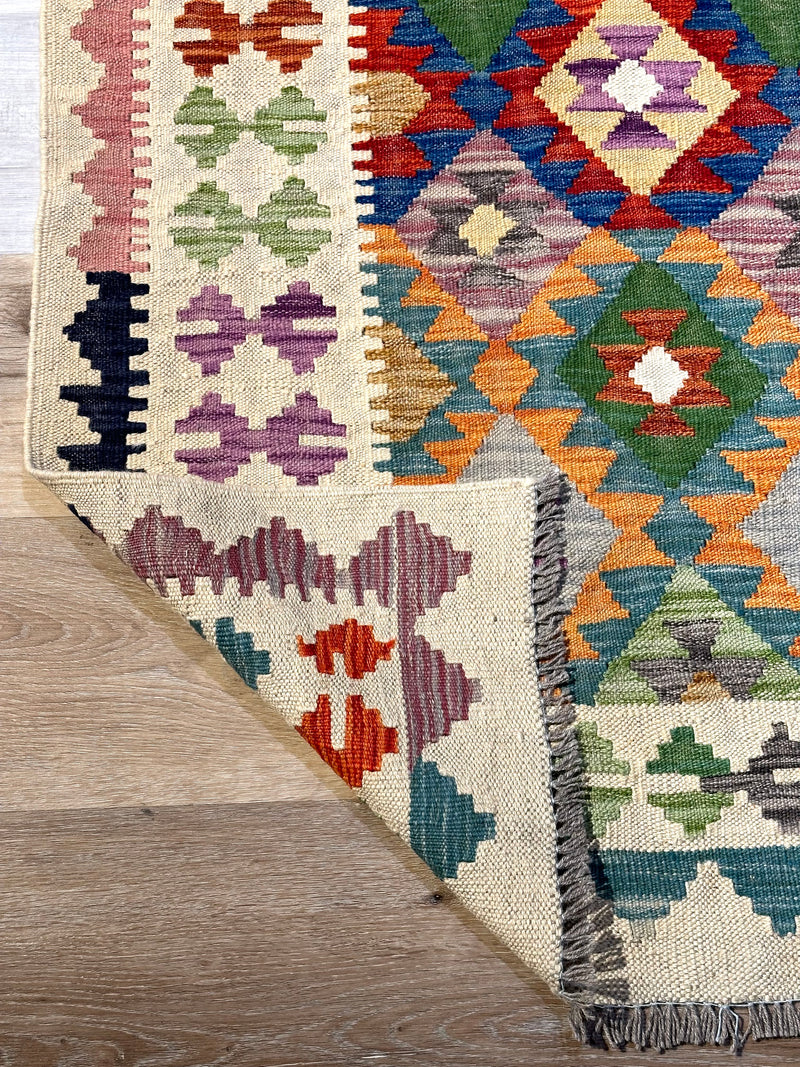 Kilim Chobi Handmade Multi Wool Rug (STK550-2057) 280X190CM