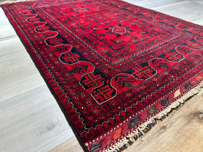 Kamyab Afghan Fine Tribal Wool Rug (550-2124) 156X104CM