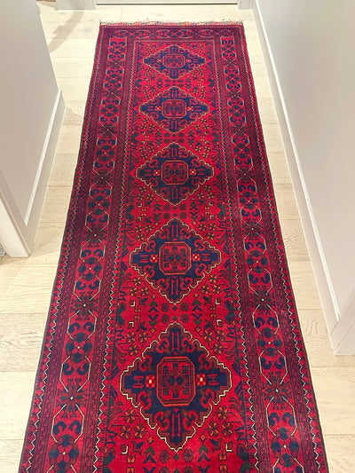 Kamyab Afghan Fine Handmade Tribal Wool Runner Rug (550-2090) 505X81cm