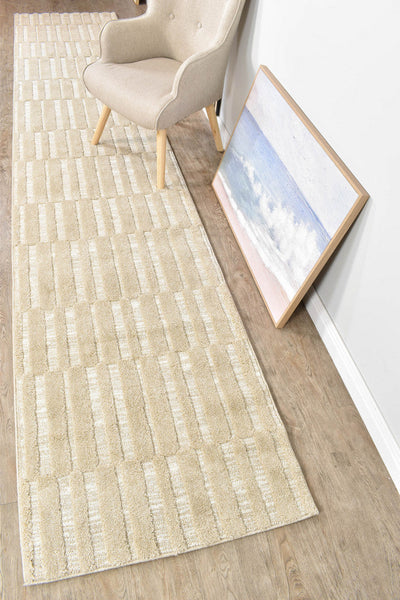 Forum Blocks Beige Runner Rug, Rugs Online Rugs Sydney Australia, www.rugsonlinerugs.com.au