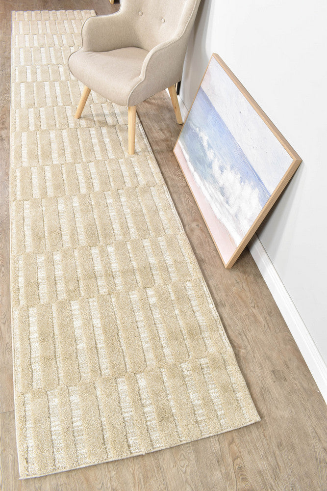 Forum Blocks Beige Runner Rug, Rugs Online Rugs Sydney Australia, www.rugsonlinerugs.com.au