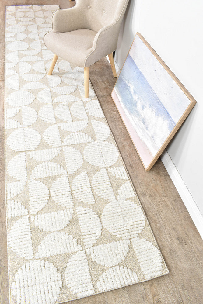 Forum Curves Beige Runner Rug, Rugs Online Rugs Sydney Australia, www.rugsonlinerugs.com.au