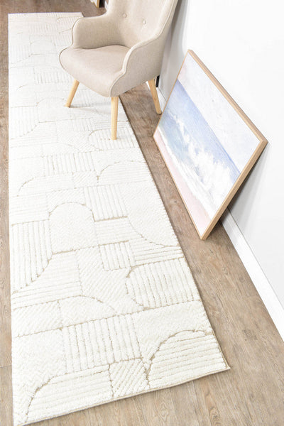 Forum Retro Beige Runner Rug, Rugs Online Rugs Sydney Australia, www.rugsonlinerugs.com.au