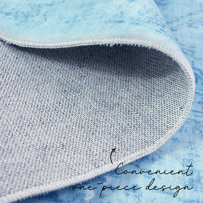 Lucent Aquamarine Vivid Washable Rug