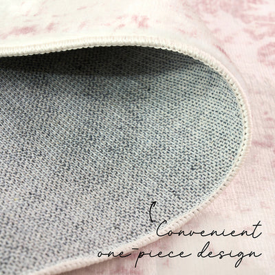Lucent Rose Quartz Vivid Washable Rug