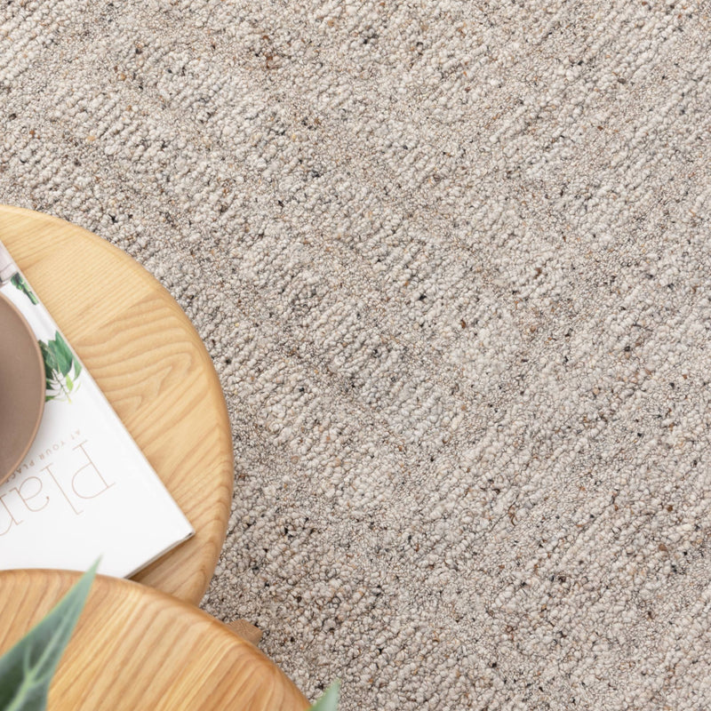 Oxley Pura Greige Modern Wool Rug