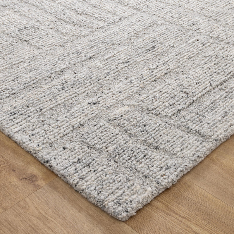 Oxley Pura Grey Modern Wool Rug