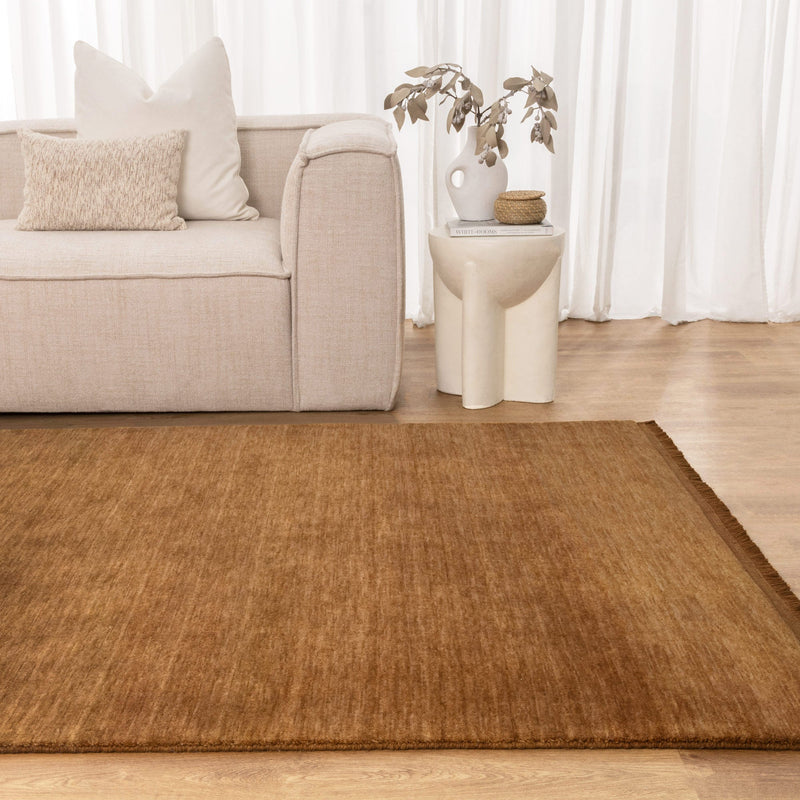 Giorgio Original Hand-Knotted Butterscotch Wool Rug, Rugs Online Rugs Sydney Australia, www.rugsonlinerugs.com.au