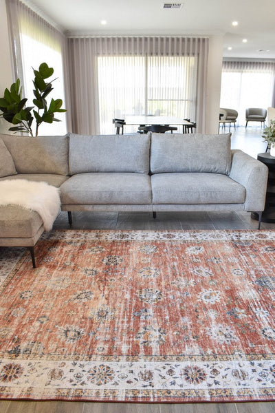 Gloria Auburn Terracotta All Over Rug, Rugs Online Rugs Sydney Australia, www.rugsonlinerugs.com.au