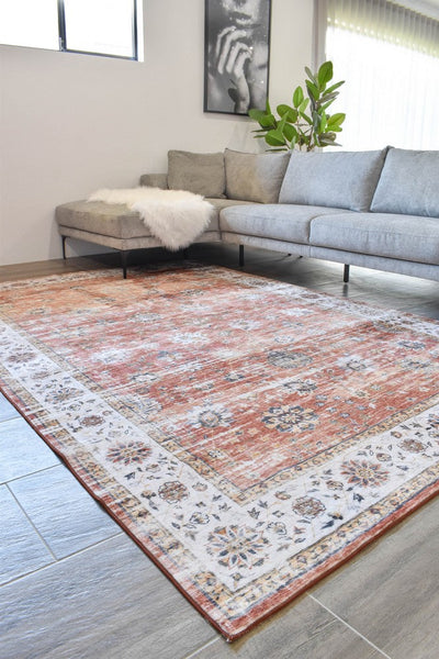 Gloria Auburn Terracotta All Over Rug, Rugs Online Rugs Sydney Australia, www.rugsonlinerugs.com.au