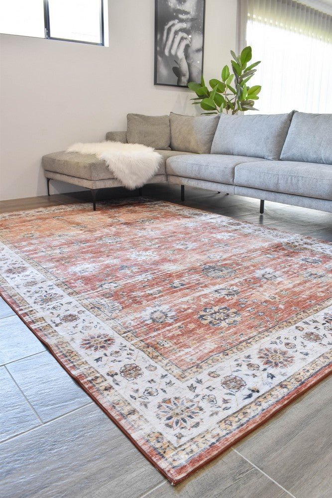 Gloria Auburn Terracotta All Over Rug, Rugs Online Rugs Sydney Australia, www.rugsonlinerugs.com.au