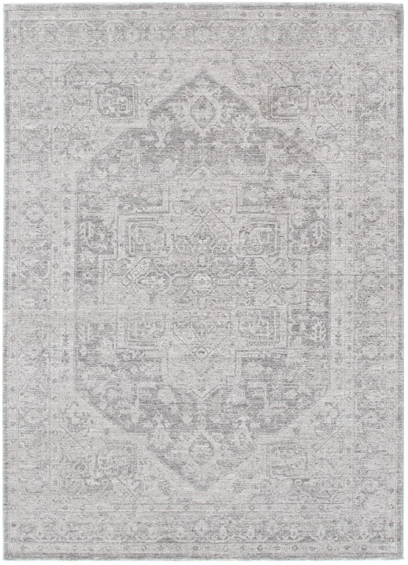 Chobi Essence Medallion Grey Rug
