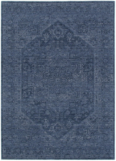 Chobi Essence Medallion Blue Rug