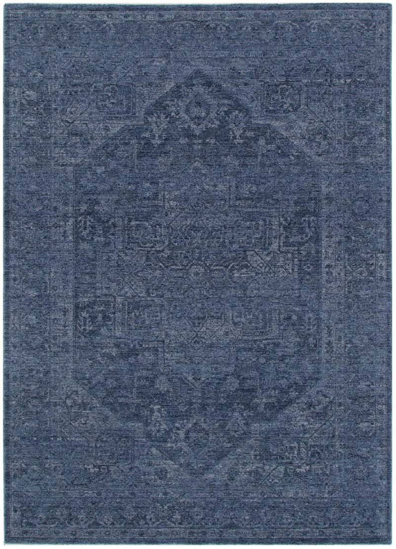 Chobi Essence Medallion Blue Rug