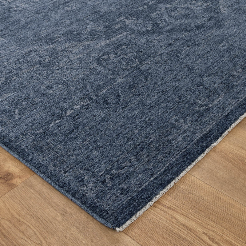 Chobi Essence Medallion Blue Rug