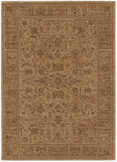 Chobi Essence Border Mustard Rug