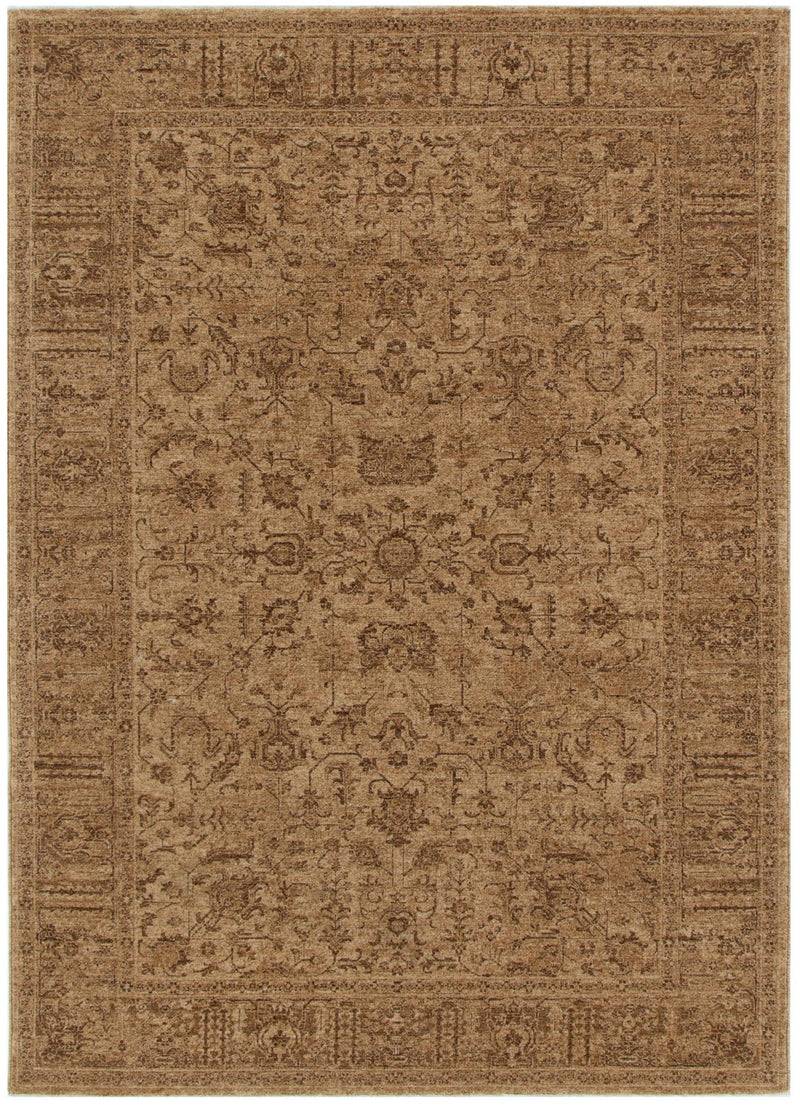 Chobi Essence Border Mustard Rug