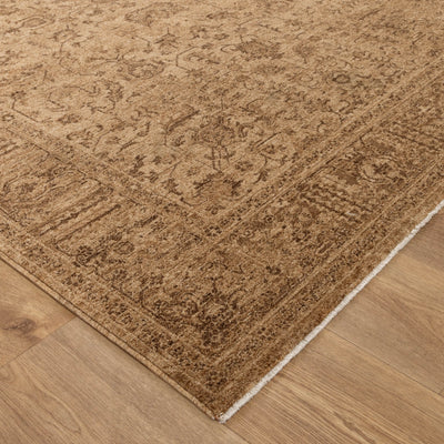 Chobi Essence Border Mustard Rug