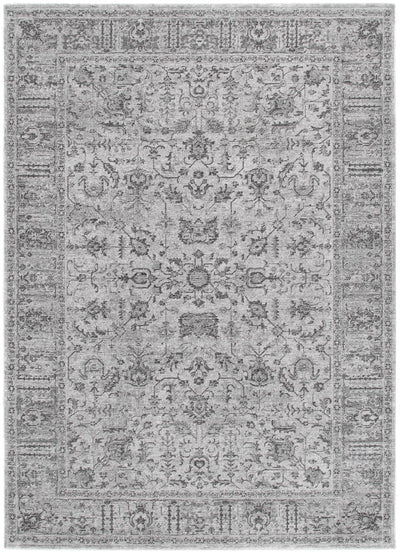 Chobi Essence Border Grey Rug