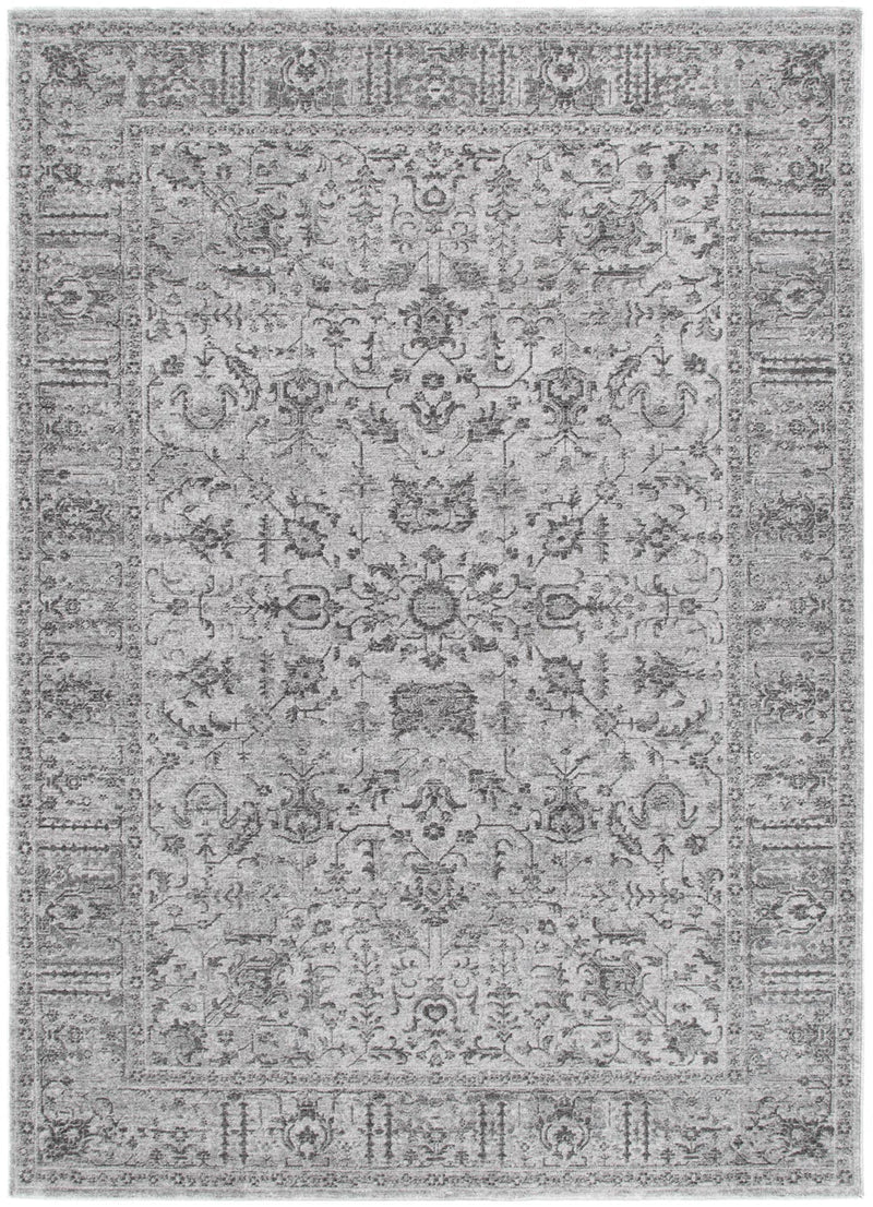 Chobi Essence Border Grey Rug