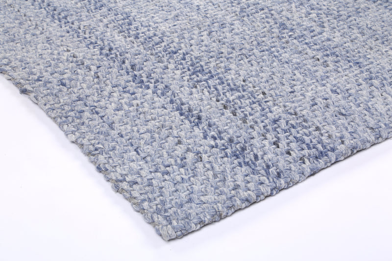 Mynk Chignon Blue Wool Blend Rug