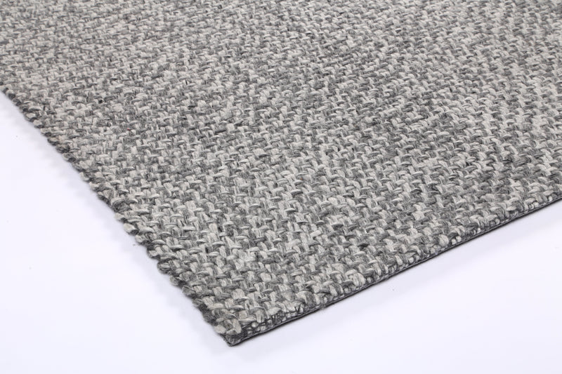 Mynk Chignon Charcoal Wool Blend Rug