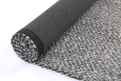 Mynk Chignon Charcoal Wool Blend Rug