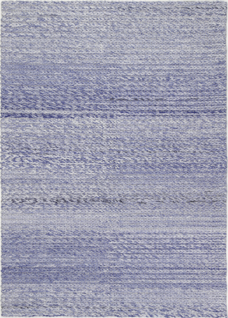 Mynk Cue Blue Wool Blend Rug
