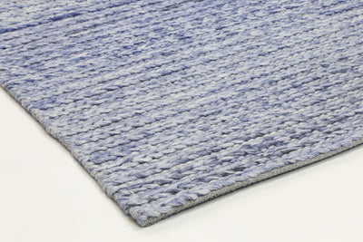 Mynk Cue Blue Wool Blend Rug