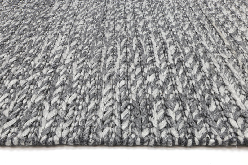 Mynk Cue Charcoal Wool Blend Rug