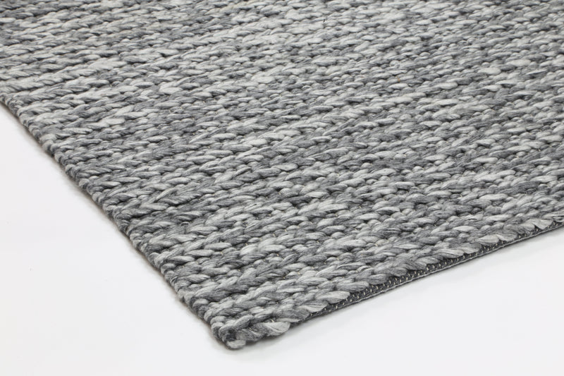 Mynk Cue Charcoal Wool Blend Rug