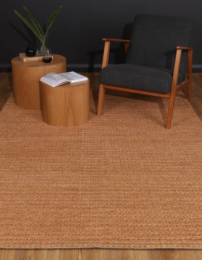 Mynk Cue Copper Wool Blend Rug