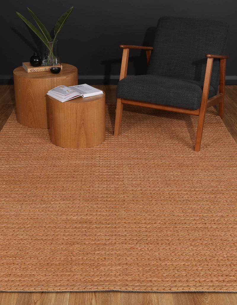 Mynk Cue Copper Wool Blend Rug