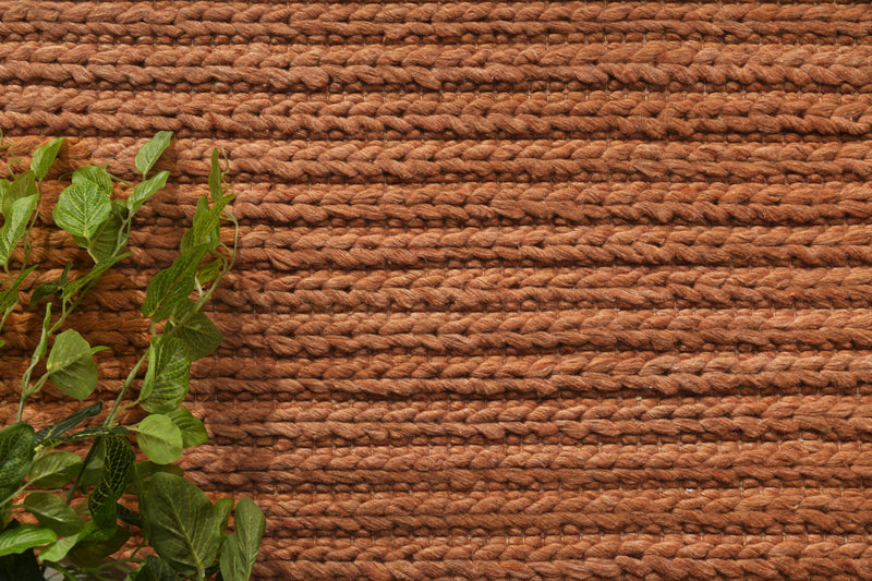 Mynk Cue Copper Wool Blend Rug